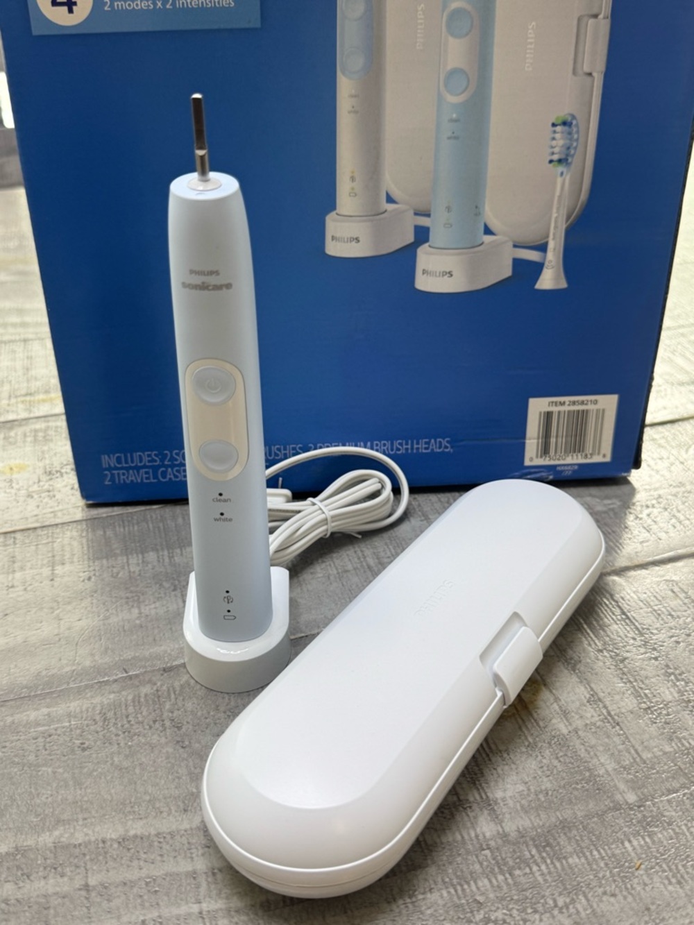 Philips Sonicare Optimal Clean Rechargeable Electric Toothbrush Blue